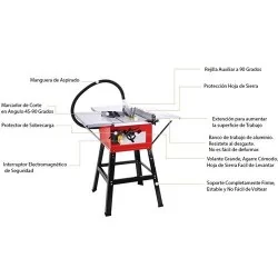 Sierra Banco 10" 1800W 4500Rpm M1Ydls2542D Scmc