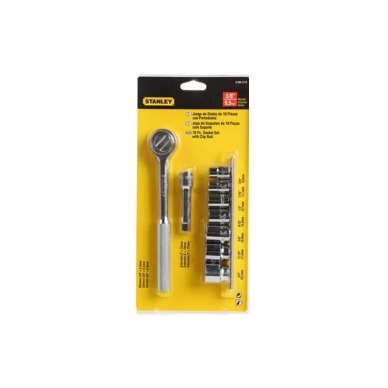Dado Juego 3/8" 10Pc Pl 86219 Stanley
