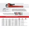 Llave Inglesa (Tubo) 08" 61014 Ega Master
