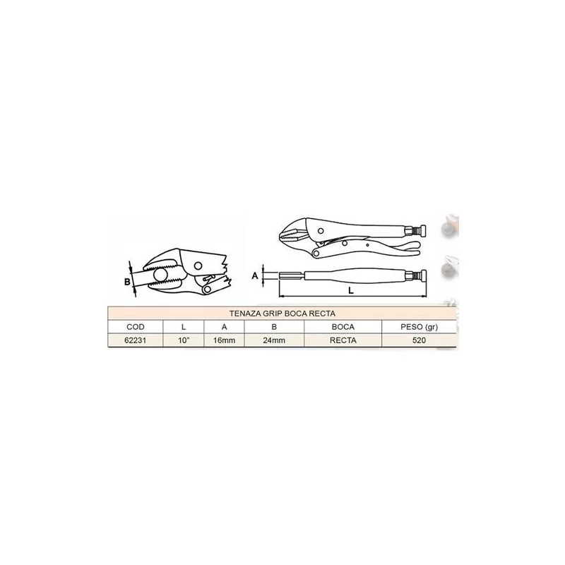 Caiman Punta Recta 10" 62231 Egamaster
