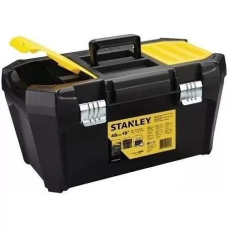 Caja Herram Plast 19" Broche/Metal 80346 Stanley
