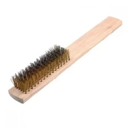 Escobilla C/Mango Bronce Ondula 24Al 0009-4 Hela