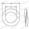 Golilla Presion Medium Zincada. 3/16