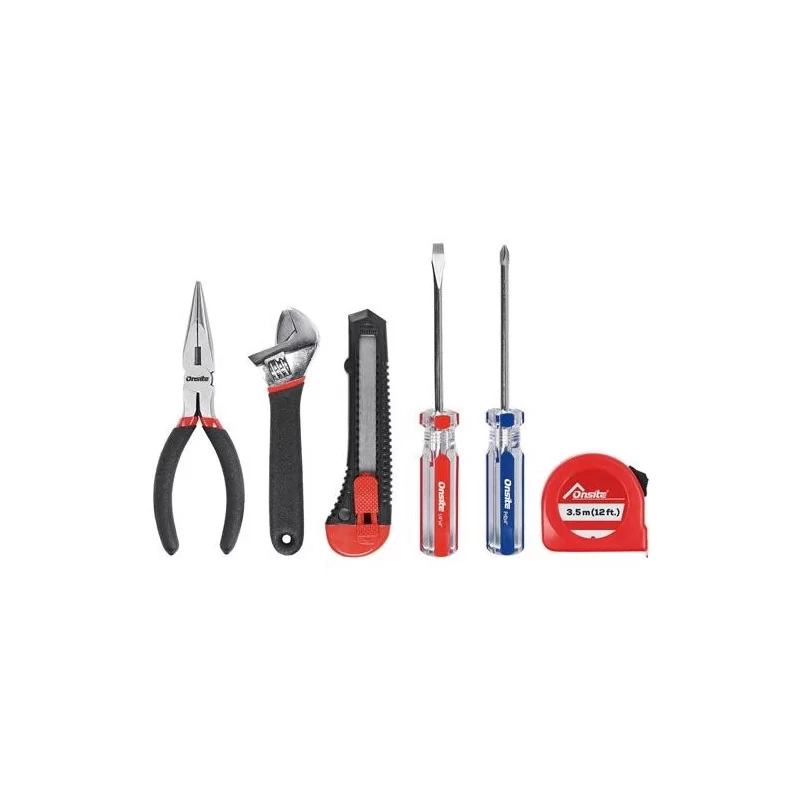 JUEGO HERRAMIENTAS HOGAR 06PC 780004 ONSITE