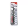 DADO JUEGO 3/8" 11PC 10-24MM RIEL+CHICHA 734111 O