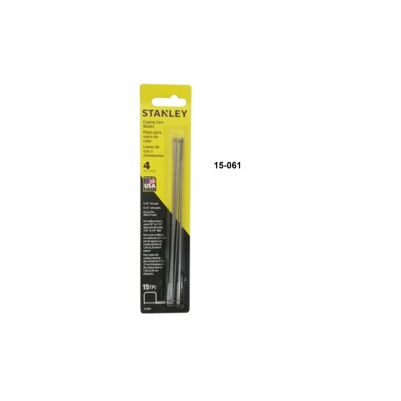 HOJA CALAR MADERA (SIERRA ESCOLAR) 04PCS 15061 ST