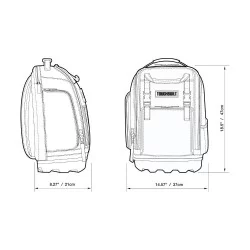 Mochila Portaherramientas T/Pesado Tb66C Toughbui