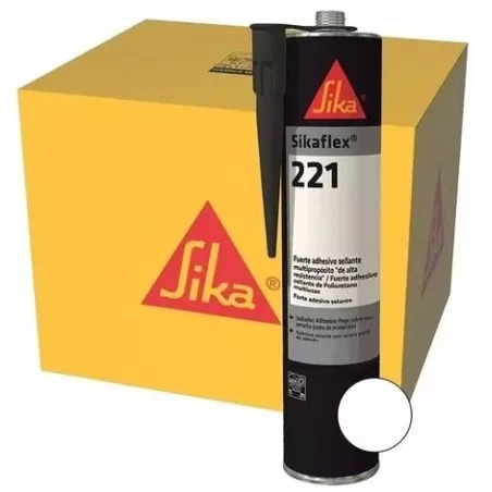 Poliuretano Sikaflex 221 Blanco 600Cc Sika