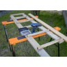 Soporte Caballetes Mesa de trabajo Plegable 2 unidades 330042 TACTIX
