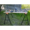 Soporte Caballetes Mesa de trabajo Plegable 2 unidades 330042 TACTIX