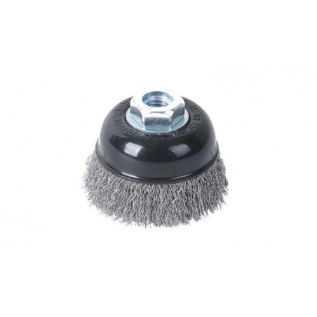 Grata Copa Cónica Acero Inoxidable Ondulada 4" M14 447257 Tactix