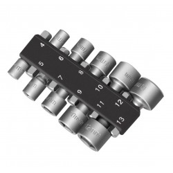 Punta Dado Hembra Jgo 10PC MM /1/4"X45MM) 746010